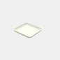 Plato llano cuadrado de caña de azúcar biodegradable. Varias medidas - 480 Uds