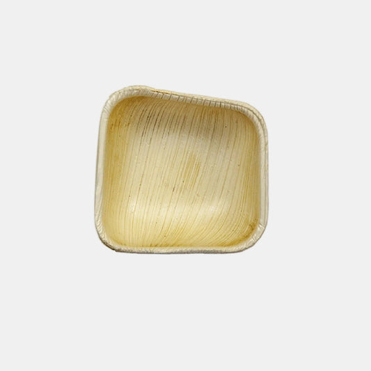 Tabuleiro mini biodegradável em forma de palmeira, 75 x 50 mm (480 unidades)