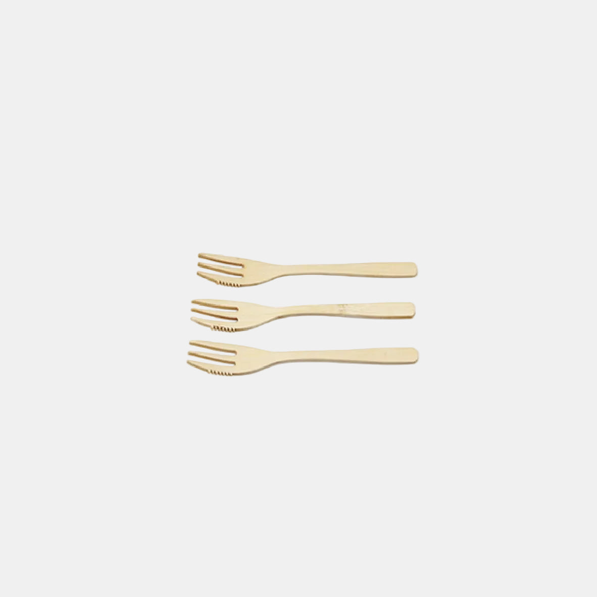 Mini bamboo saw fork 9cm - 2400pcs.