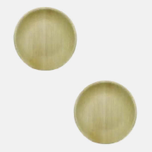Round palm leaf plate, 25 cm (100 units)