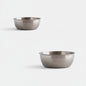 Vintage stainless steel straight bowl, antique silver. Various sizes (12 units).
