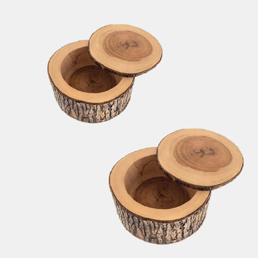 Caja curruncho. ø22 x 11 cm - 1 ud.