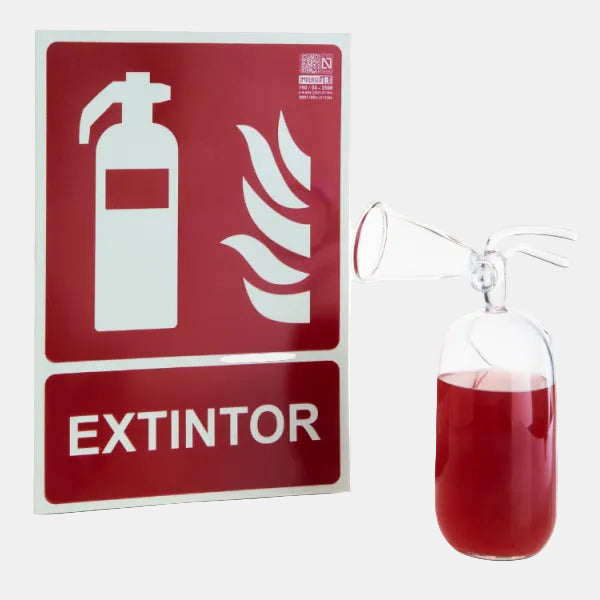 "Thirst extinguisher" glass ø9.5cm h:13.5cm (1 unit)