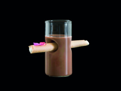 Vaso piercing glass. ø6 x 13 cm. 250 ml - 1 ud.
