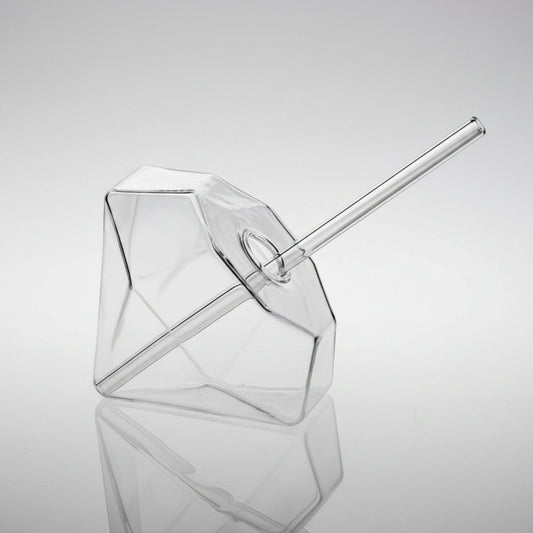 Vaso diamante. 10 x 11.5 x 11.5 cm. 250 ml - 2 uds.