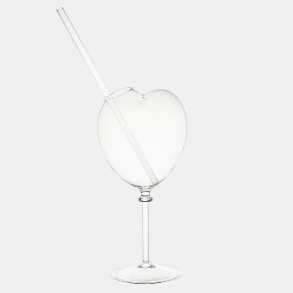 Vaso heart. 18 x 9 x 9 cm. 290 ml - 1 ud.
