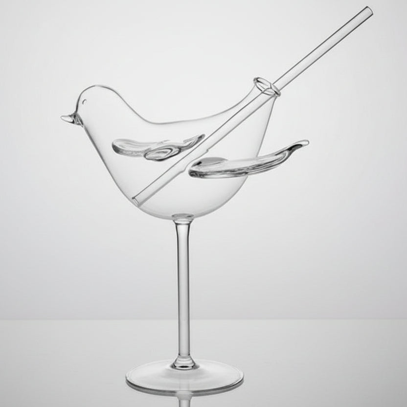 Copo "Voa como um pássaro" 15x6x18cm 200ml (1 unidade)