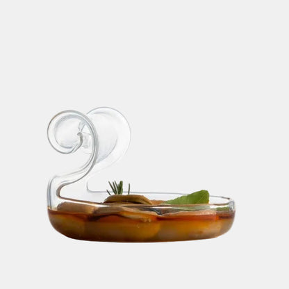 Lata de vidro oval 12x8x10cm 150ml (1 unidade)