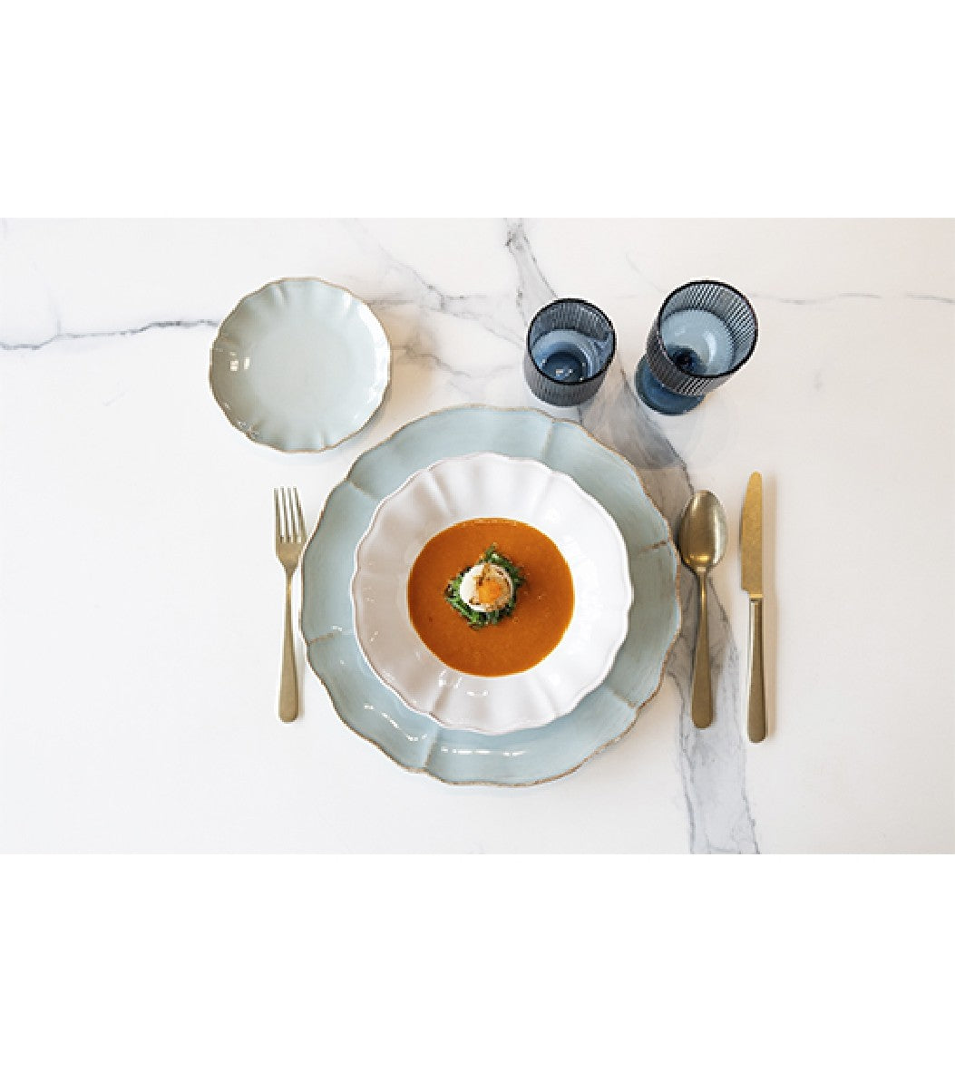 Turquoise Alentejo Pasta Plate 23 cm (6 pcs)
