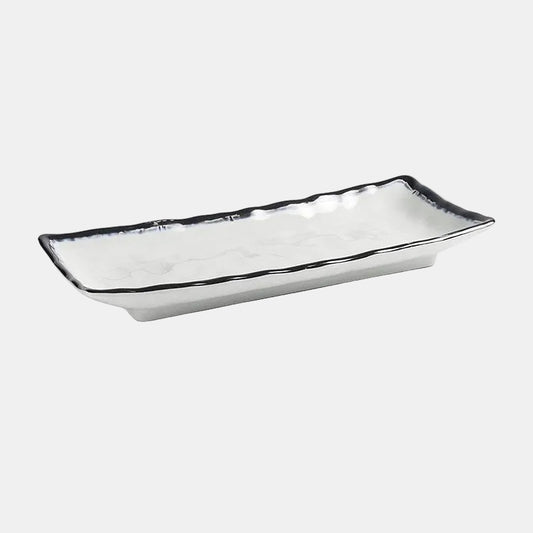 Sea melamine rectangular tray 28 x 12 cm