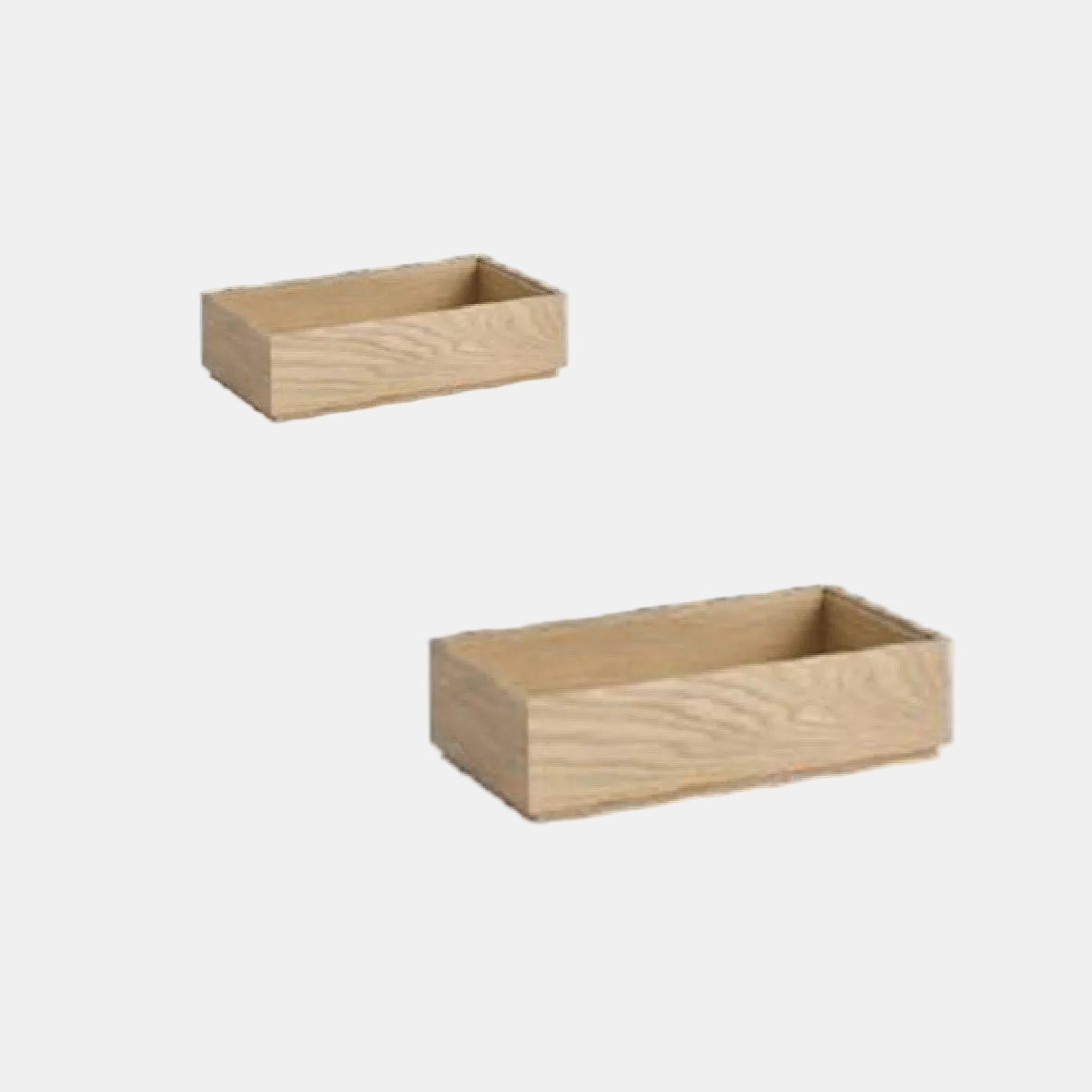 Valo GN 1/3 oak wooden box. Various sizes.