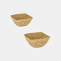 Cesta seagrass cuadrada. Distintas medidas - 24 Uds.