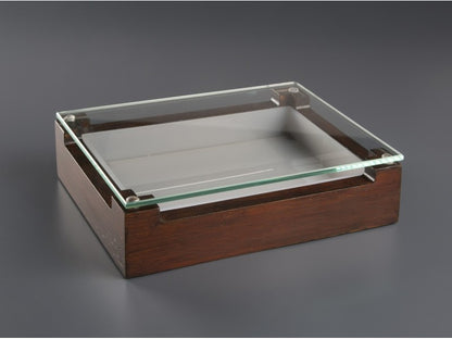 Caja de marisco madera y metacrilato. 25 x 18 x 7 cm - 1 ud.