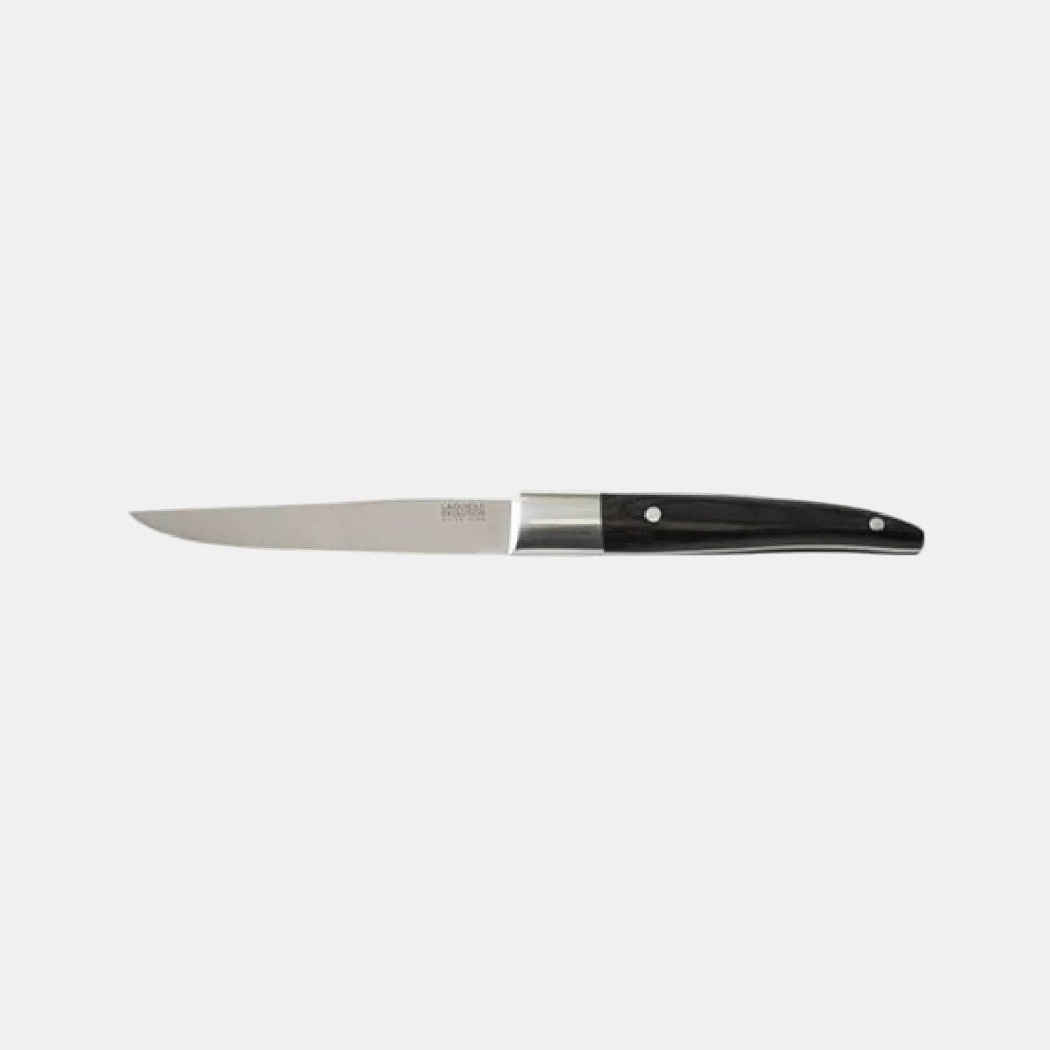 Faca de bife Laguiole Expression de 24 cm em aço inoxidável com cabo de madeira (1 unidade)