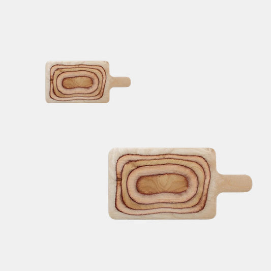 Washable wooden tray with handle. Various sizes (6 units)