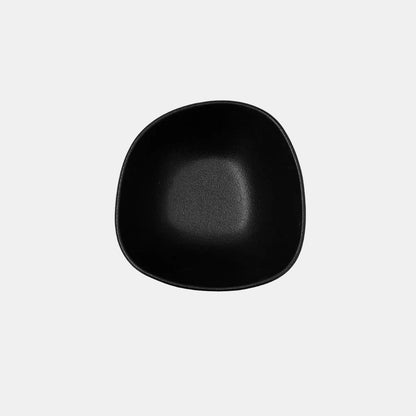 Bol cuadrado irregular porcelana Fosil. 14 x 14 x 6.8 cm. Varios colores - 9 Uds.