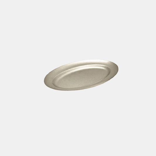 Bandeja ovalada acero inox vintage. Varias medidas y unidades.