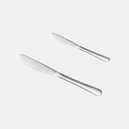 Vintage style stainless steel dessert knife. 20 cm (12 units)