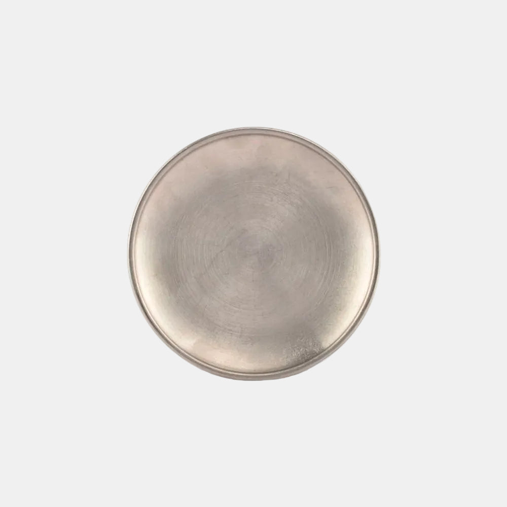 Plato pan inox plata vieja. ø14 cm - 6 Uds.