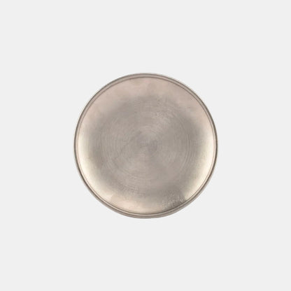 Plato pan inox plata vieja. ø14 cm - 6 Uds.