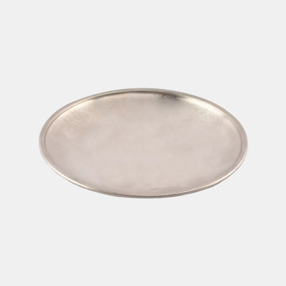 Plato pan inox plata vieja. ø14 cm - 6 Uds.