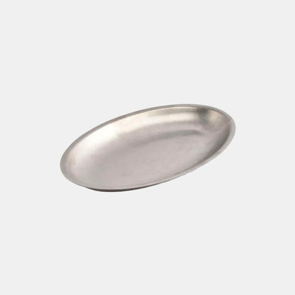 Oval platter, antique silver, 30 x 18.5 cm (6 units)