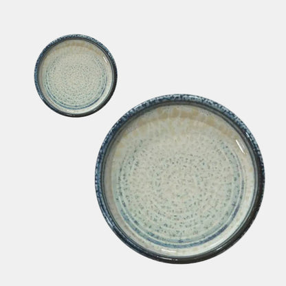 Charma small blue beige dinner plate. 10 cm (6 pcs)