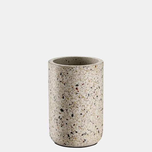 Terrazzo concrete bottle cooler ø12.5 cm