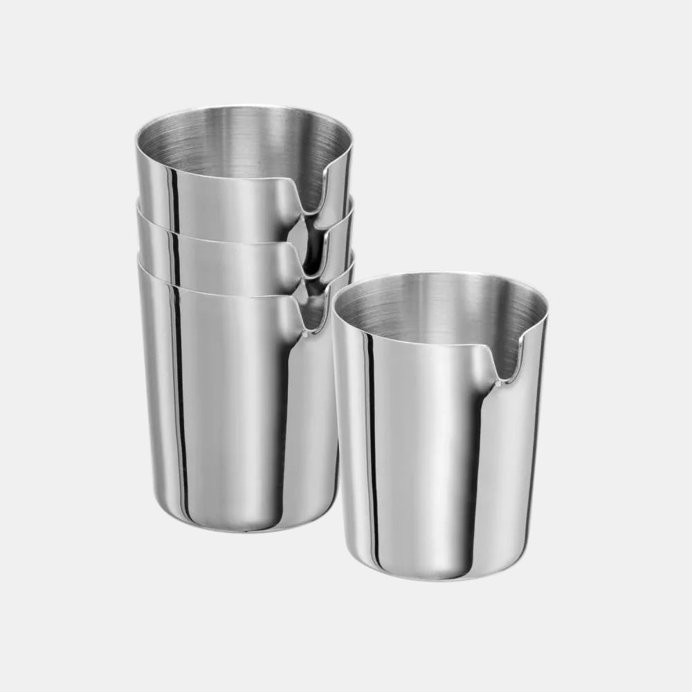 Set 4 unidades salsero inox vertedor. ø3.5 x 4.5 cm. 40 ml - 1 Ud