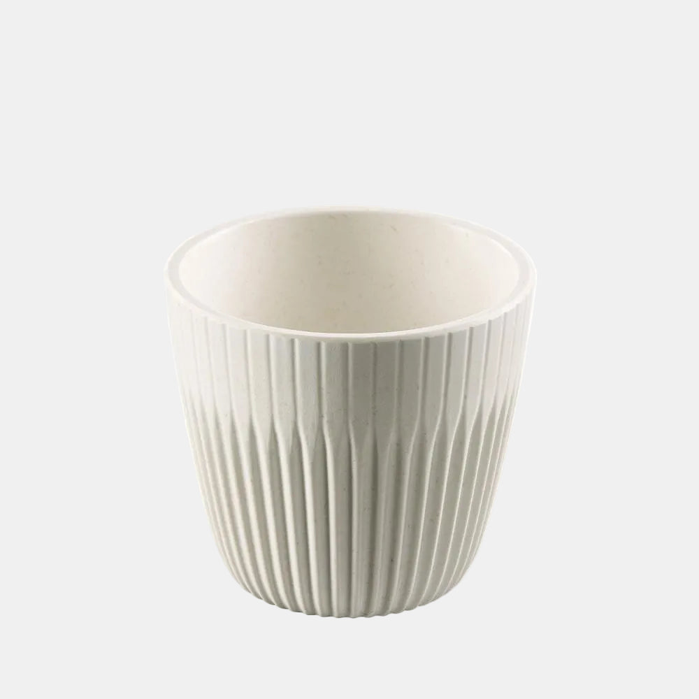 Set of 6 units white linen bowl ø7 x 6.5 cm