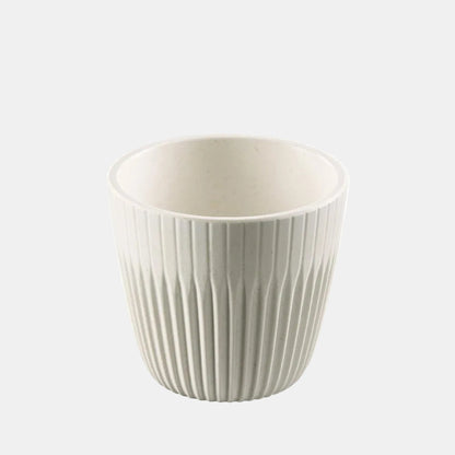 Set of 6 units white linen bowl ø7 x 6.5 cm