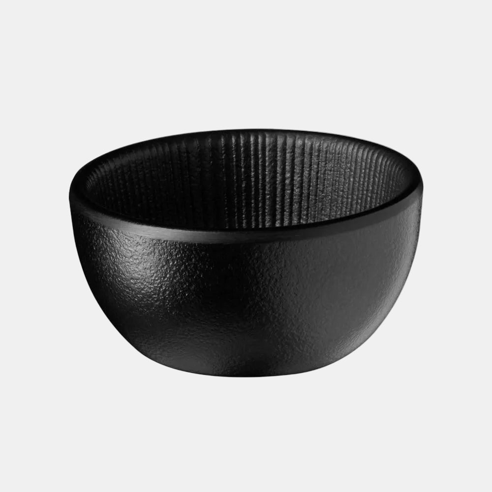 Bol schale negro. ø7 x 3.5 cm. 70 ml - 1 Ud