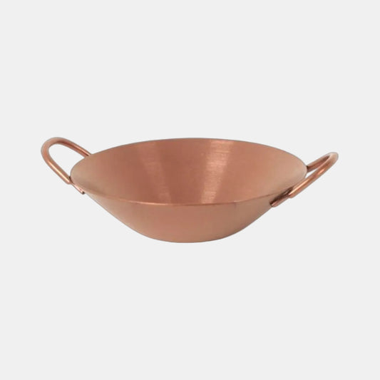 Cazuela Inox cobre vintage alta. Dos medidas - 24 Uds