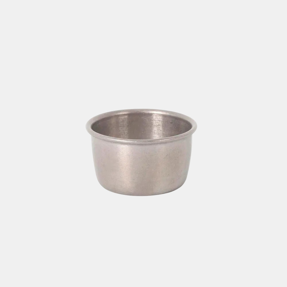 Old silver stainless steel ramequin 5.5 x 3 cm - 4 cl. 24 pcs