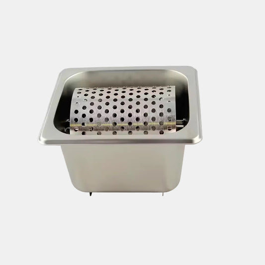 Stainless steel butter spreader wheel. 17.5 x 16 cm. 1 unit