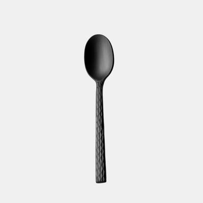 Cuchara postre Olive Matt Black. 18.2 cm - 12 Uds.