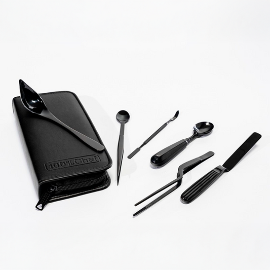 Top Chef Signature Black Plating Kit. 1 Unit