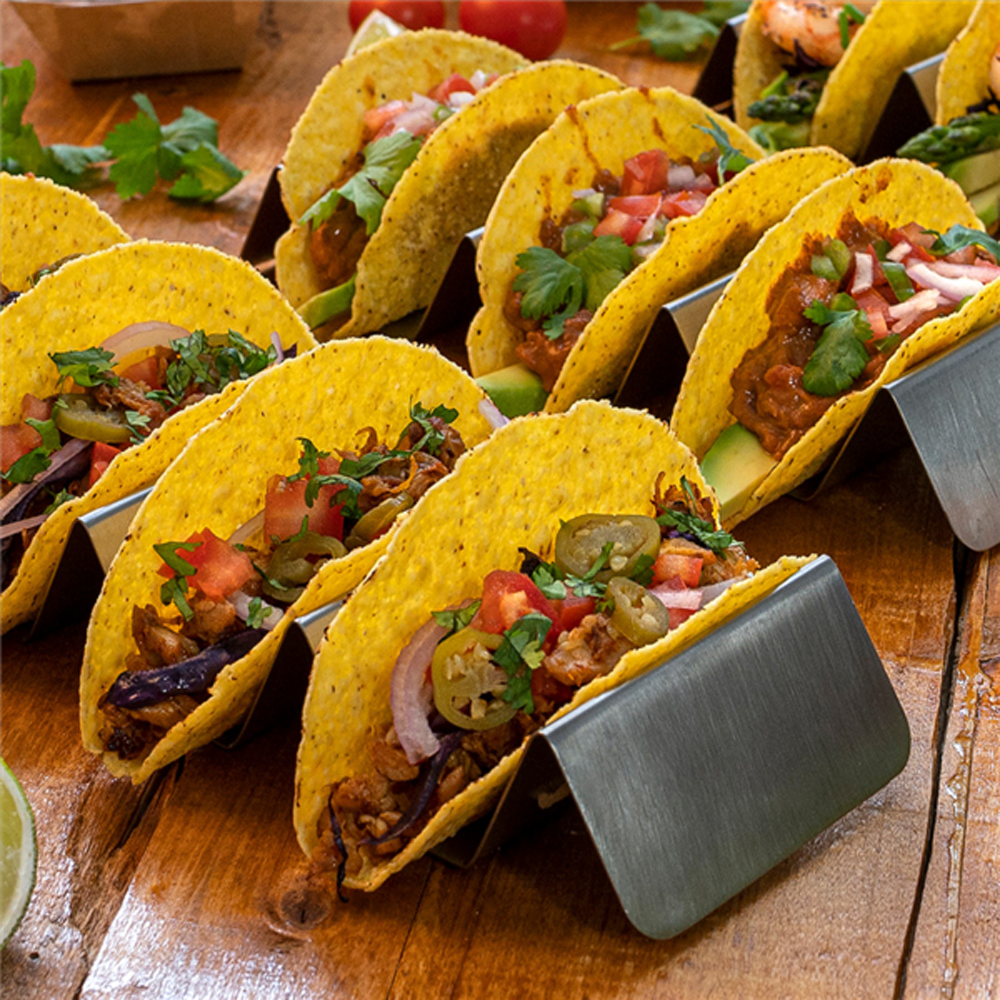 Soporte para 3 o 4 tacos. 20.5 x 8 x 3.5 cm -