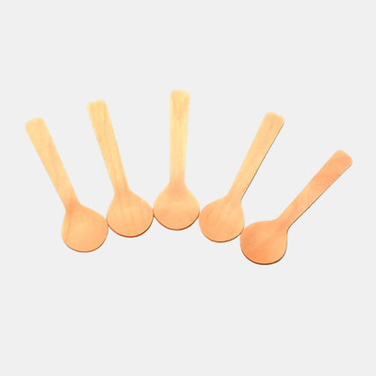 Mini eco-friendly wooden spoons 10 cm - 300 units