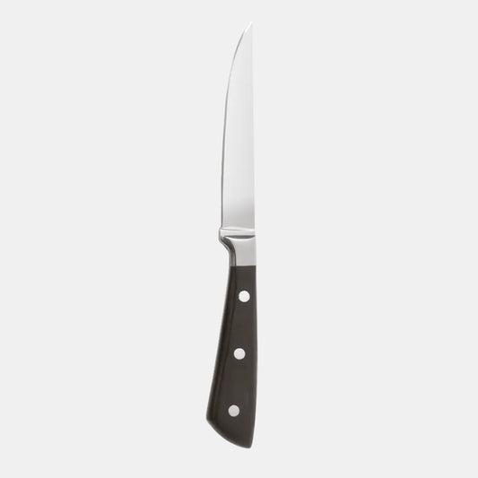 Montblanc black steak knives. 6 pcs.