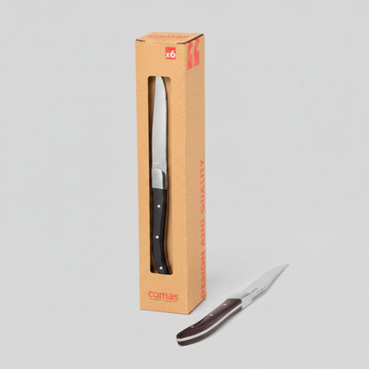 ACR Black Steak Knife. 6 pcs.