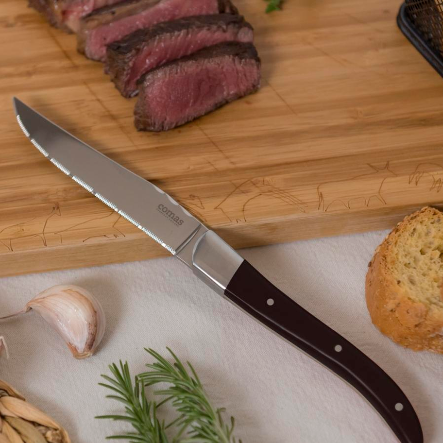 ACR Black Steak Knife. 6 pcs.