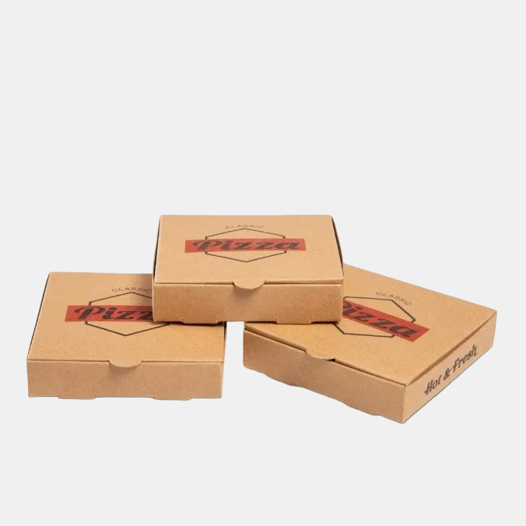 Mini pizza box. 9 x 9 x 2 cm (100 units)