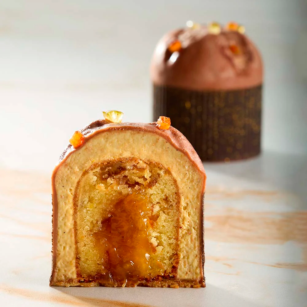 Panettone-shaped mold ø5.5 x 6.5 cm. 1 pc