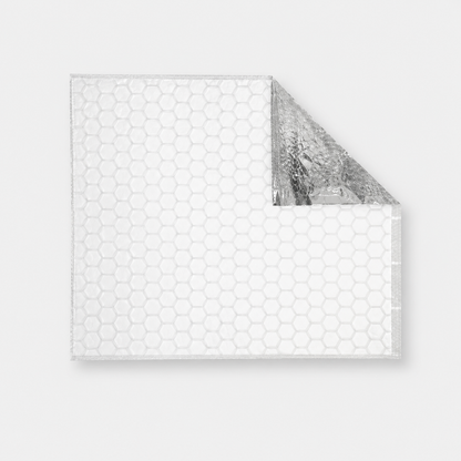 Papel Falu aluminio/blanco para envolver alimentos 31 x 41 cm - 1966 Uds.