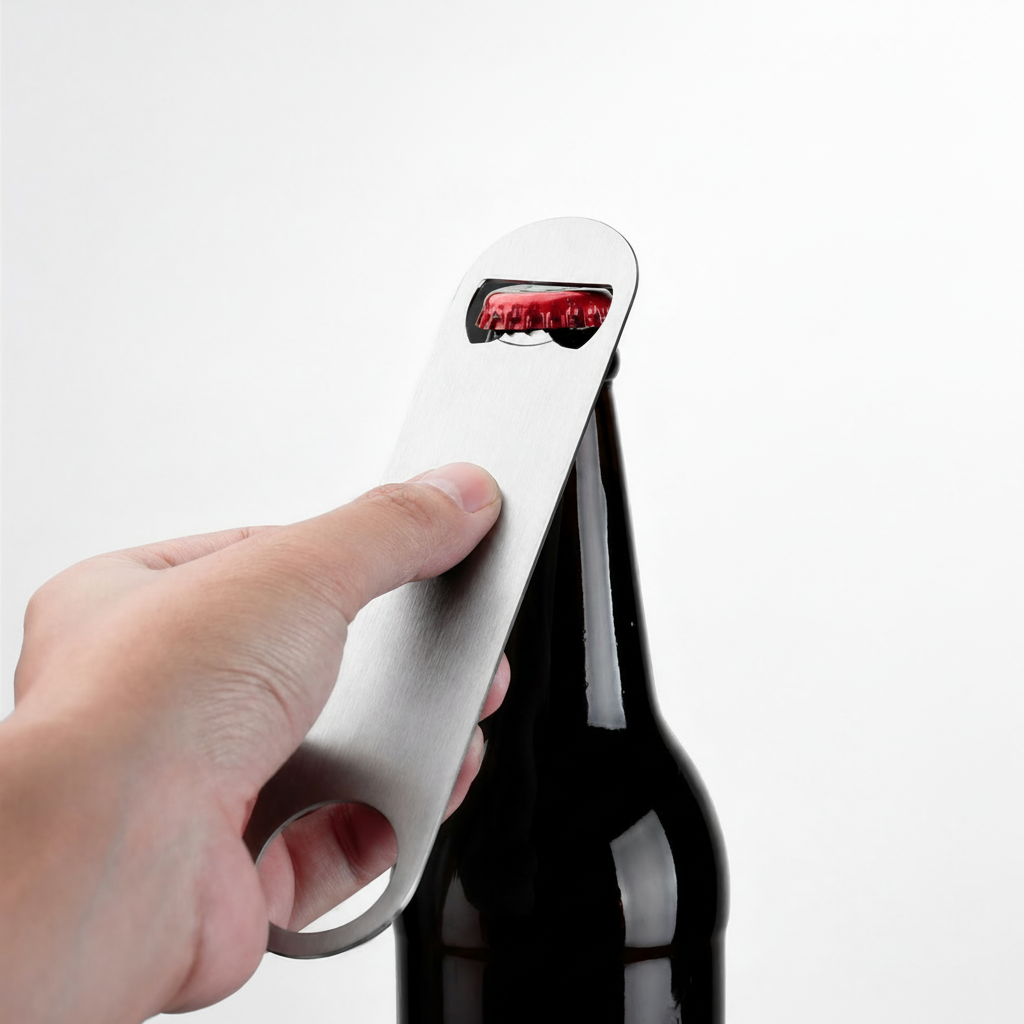 Abridor de camarero acero inox 18 x 4 cm - 1 ud
