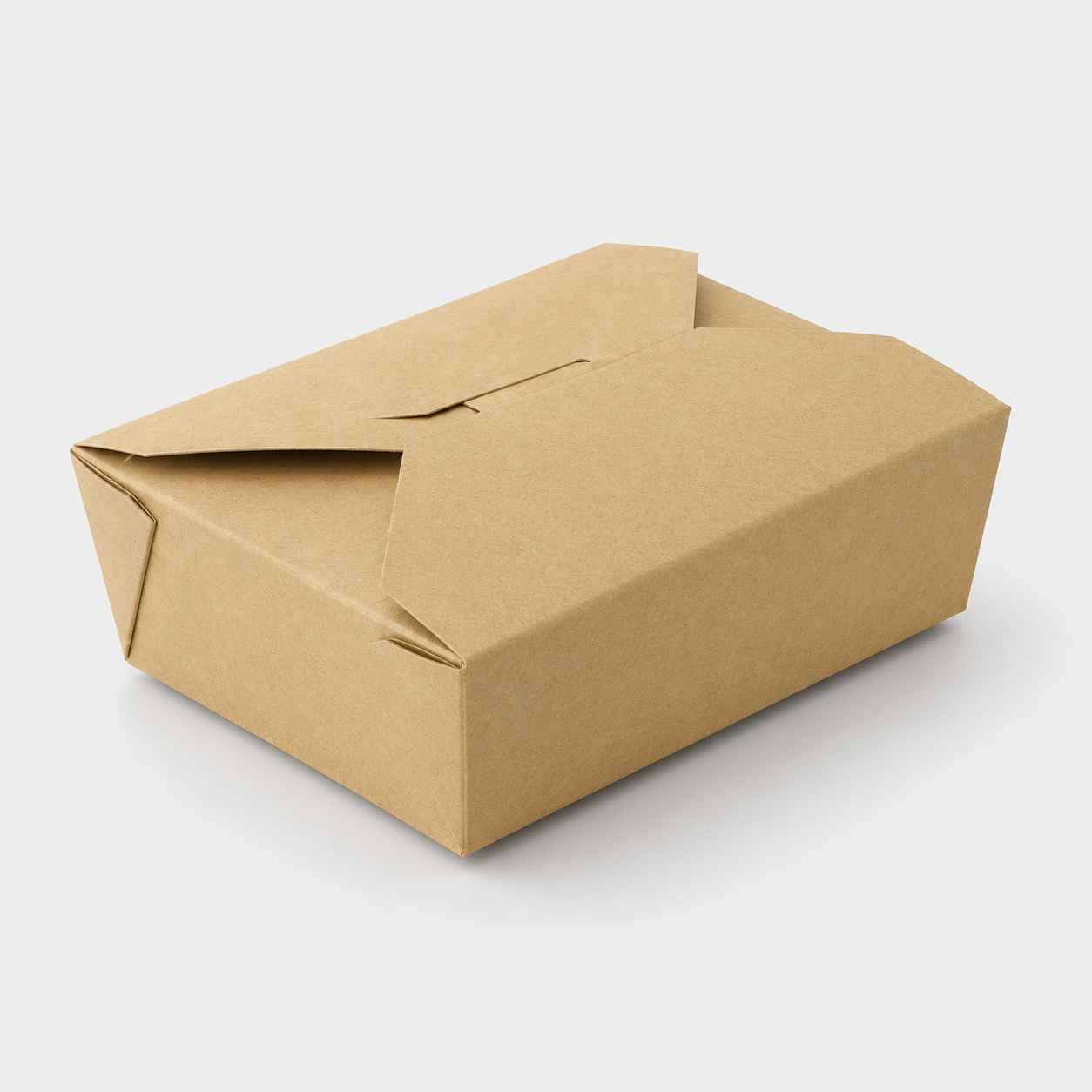 Mini caixa biodegradável em cartão kraft 11,5 x 9,8 x 3,5 cm 236 ml (500 unidades)