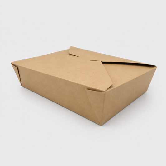 Biodegradable kraft cardboard box. Various sizes and quantities.