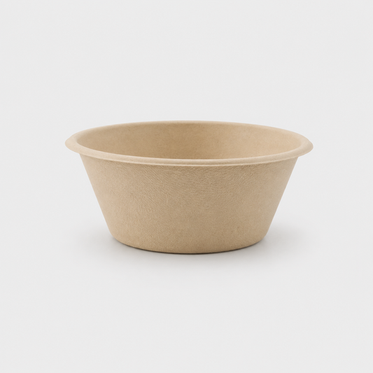 Recipiente biodegradável natural para molho de cana-de-açúcar, 6,2 x 2,9 cm, 59 ml (1000 unidades)