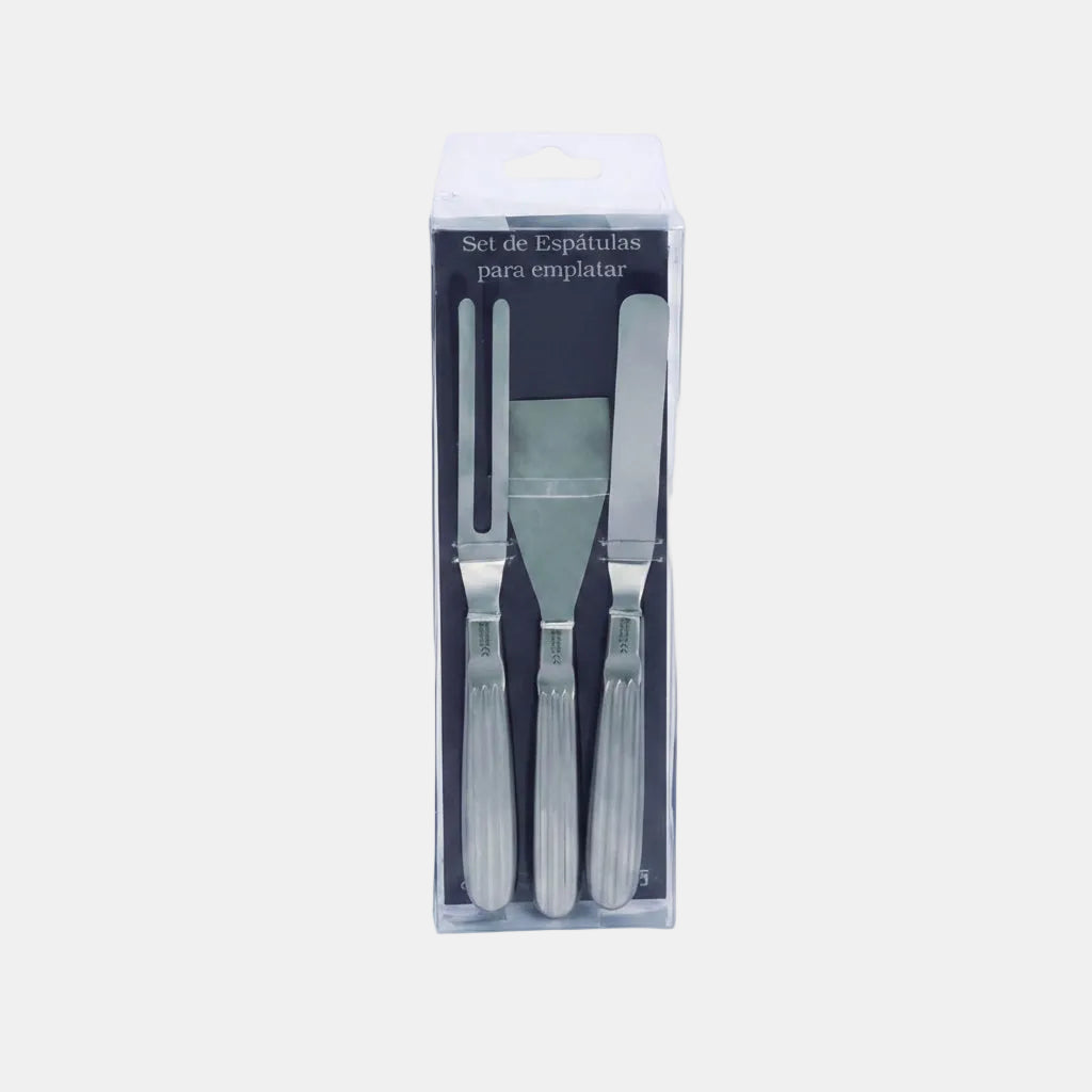 Set of 3 spatulas 19 x 19 x 17 cm (1 Unit)